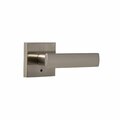 Weslock Utica Lever Privacy Lock with Adjustable Latch and Full Lip Strike Satin Nickel Finish 007103N3NFR20
